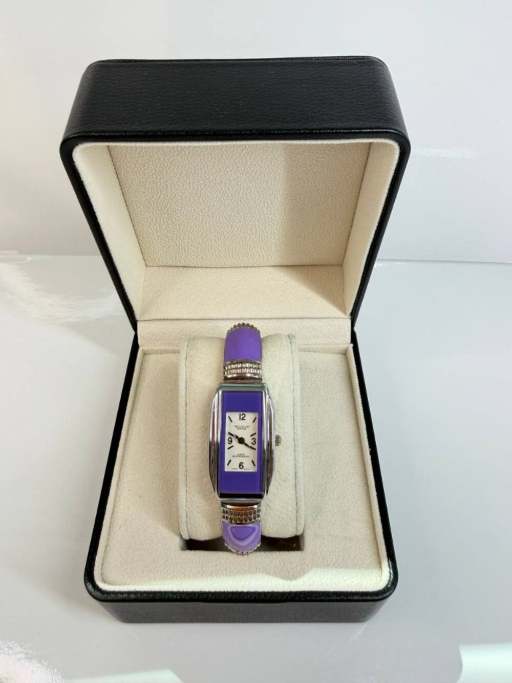 VELLACCIO New York Purple Bangle Watch – Japan Movement